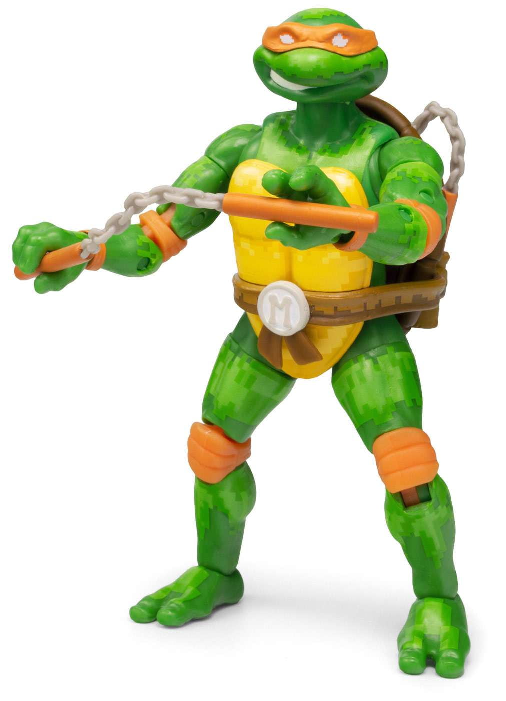BST Arcade Teenage Game Mutant Ninja Turtles AXN Mikey Tmnt Figure Michelangelo