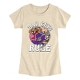 thumbnail image 1 of Teenage Mutant Ninja Turtles - Bad Guys Rule Girls' Fitted Short Sleeve Graphic T-Shirt, 1 of 5