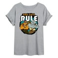 thumbnail image 1 of Teenage Mutant Ninja Turtles - Bad Guys Rule - Women's Oversized T-Shirt, 1 of 5