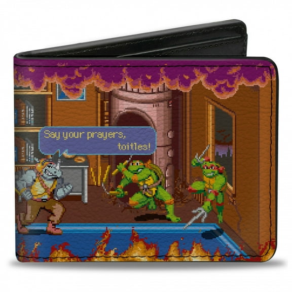 Teenage Mutant Ninja Turtles Battle Rocksteady Arcade Bi-Fold Wallet