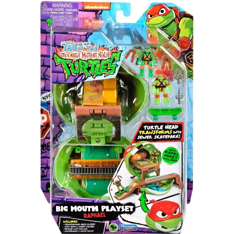 Teenage Mutant Ninja Turtles Big Mouth Raphael Micro Playset
