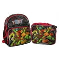 thumbnail image 1 of Teenage Mutant Ninja Turtles Black Red 16" School Backpack with Lunch Box Set, 1 of 3