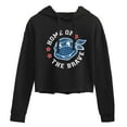 thumbnail image 1 of Teenage Mutant Ninja Turtles - Born Raised USA - Juniors Cropped Hoodie, 1 of 5