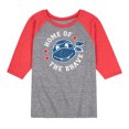 thumbnail image 1 of Teenage Mutant Ninja Turtles - Born Raised USA - Youth Raglan Tee, 1 of 1