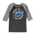 thumbnail image 1 of Teenage Mutant Ninja Turtles - Born Raised USA - Youth Raglan Tee, 1 of 1