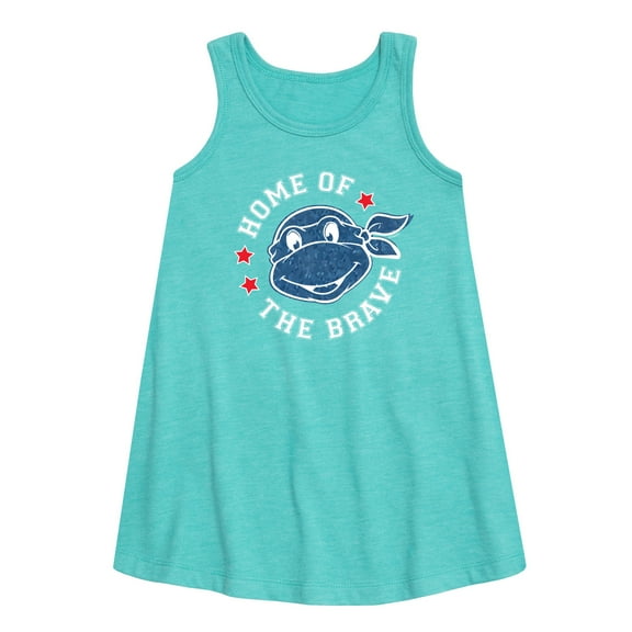 Teenage Mutant Ninja Turtles - Born Raised Usa - Toddler & Youth Girls A-line Dress