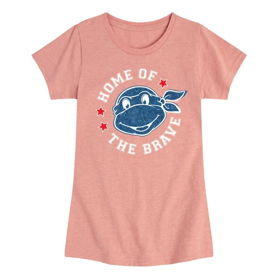 Teenage Mutant Ninja Turtles - Born Raised Usa - Toddler & Youth Girls Short Sleeve Tee