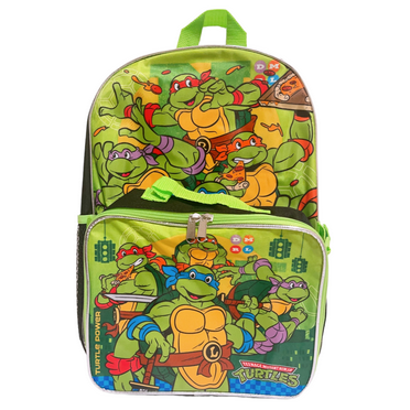 Teenage Mutant Ninja Turtles Boys' 2-Piece Backpack Lunchbox Set