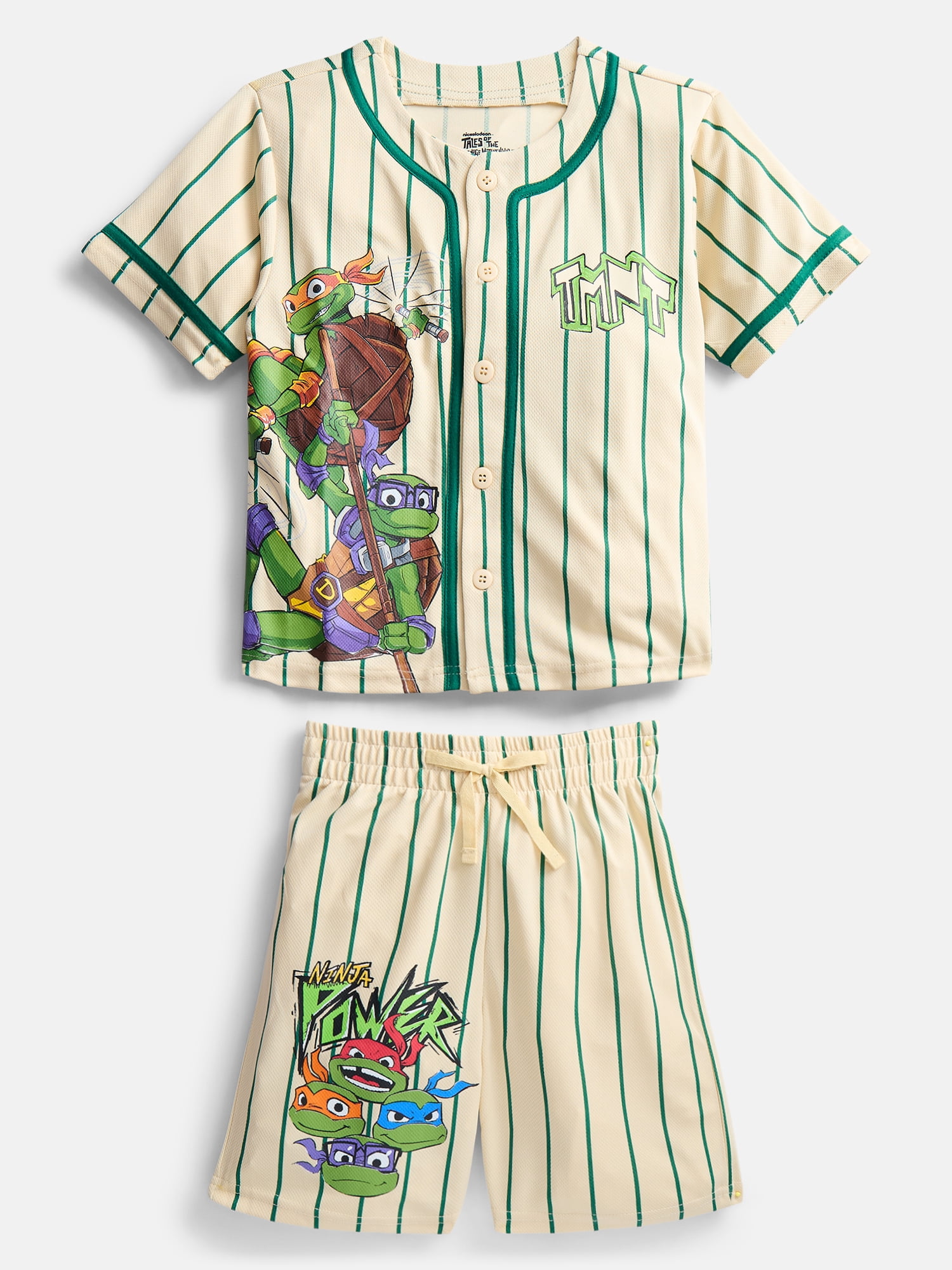 Boys Baseball Jersey and Matching Shorts Set, 2-Piece, Sizes 4-12