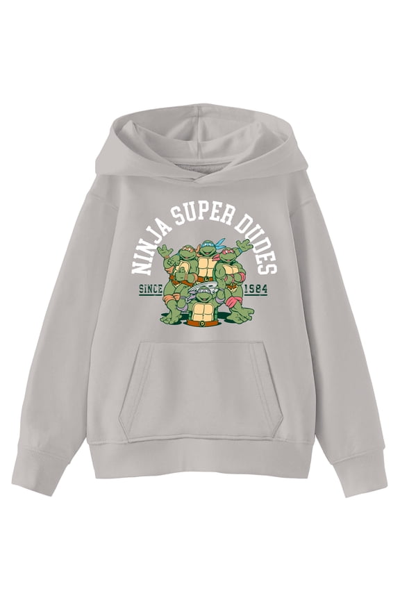 Kids Graphic Fleece Hoodie, Ninja Superdudes, Sizes 4-18