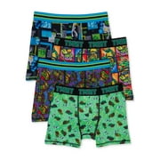 Teenage Mutant Ninja Turtles Boys Breathable Boxer Brief Underwear, 4-Pack, Sizes XS-XL