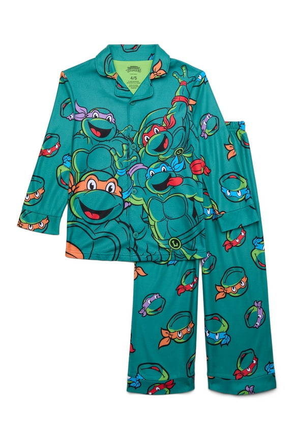 Teenage Mutant Ninja Turtles Boys Coat Pajama Set, 2-Piece, Sizes 4-12