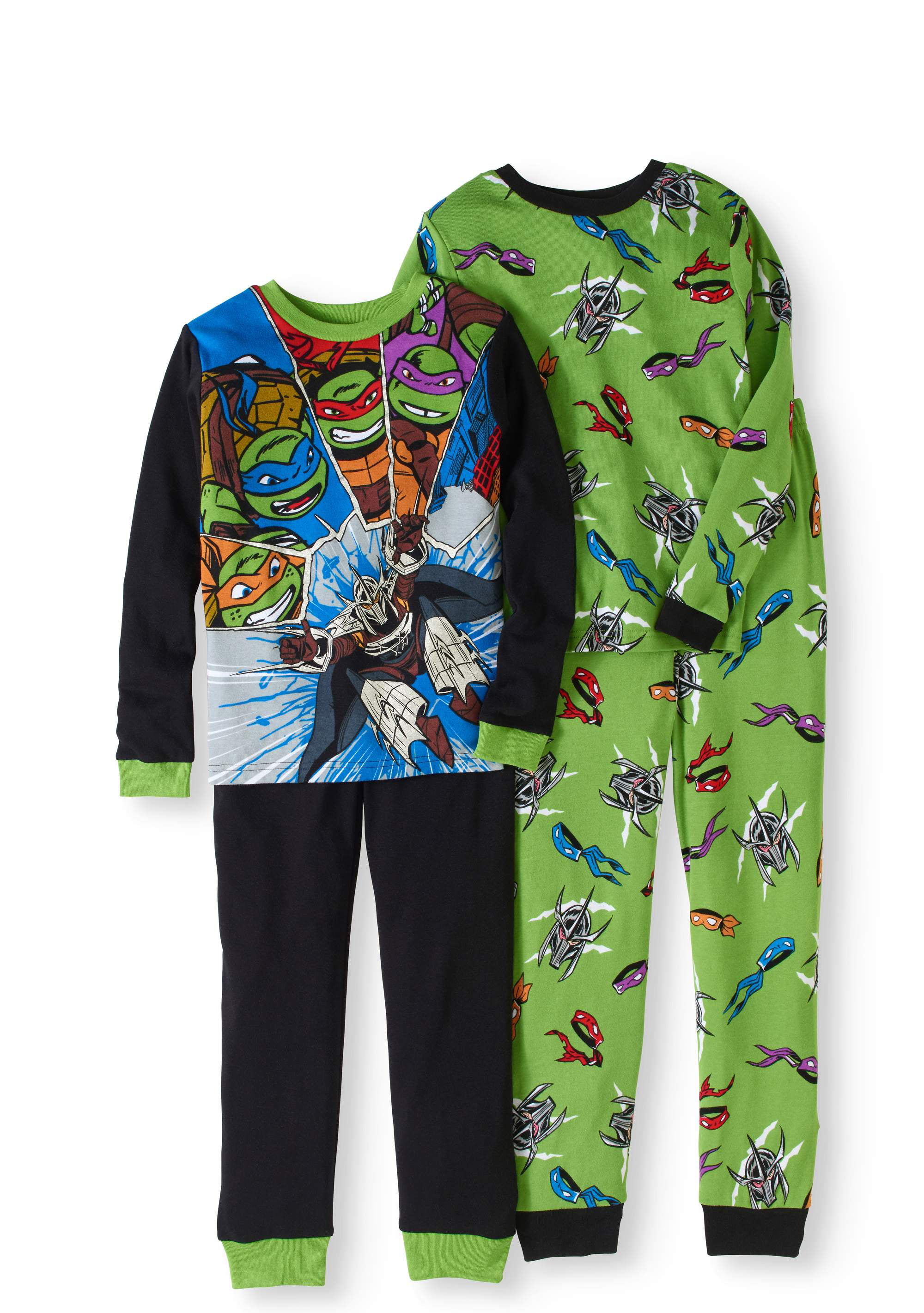 Rise Of Teenage Mutant Ninja Turtles Raph, Mikey, Leo, Donnie Boy's Fleece  Pajama Set - Little Dreamers Pajamas