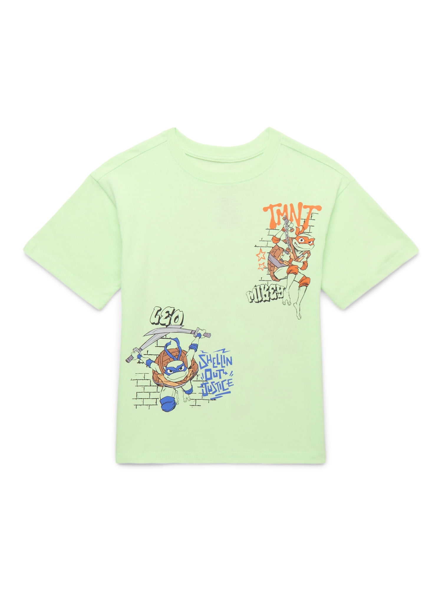Boys' Front Back Graphic Tee with Short Sleeves, Sizes 4-18