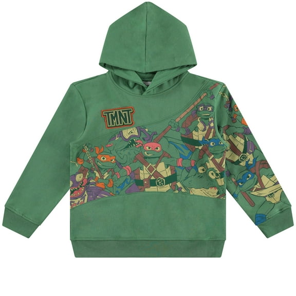 Teenage Mutant Ninja Turtles Boys Hoodie- Leonardo, Michelangelo, Donatello and Raphael Sizes 4-7