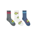 thumbnail image 1 of Teenage Mutant Ninja Turtles Boys Mid-Crew Socks, 3-Pack, Sizes S/M-M/L, 1 of 9