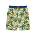 thumbnail image 1 of Teenage Mutant Ninja Turtles Boys’ Print Swim Trunks with UPF 50+, Sizes 4-12, 1 of 3