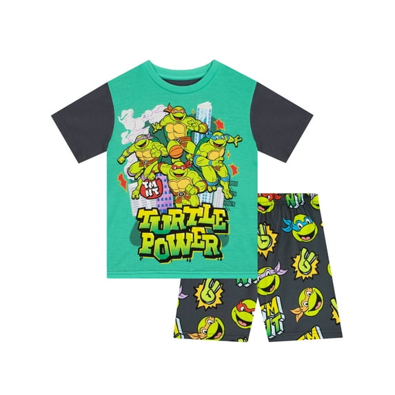 Teenage Mutant Ninja Turtles Boys Short Pajamas Sizes 6-14