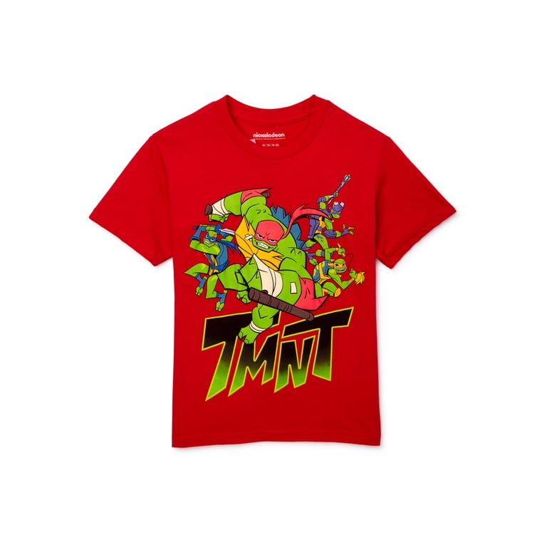 TMNT - T-Shirt KIDS TMNT Group - Red (4 Years) 
