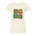 thumbnail image 1 of Teenage Mutant Ninja Turtles - Bricks - Juniors Fitted Graphic T-Shirt, 1 of 5