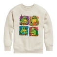 thumbnail image 1 of Teenage Mutant Ninja Turtles - Bricks - Toddler & Youth Crewneck Fleece Sweatshirt, 1 of 5