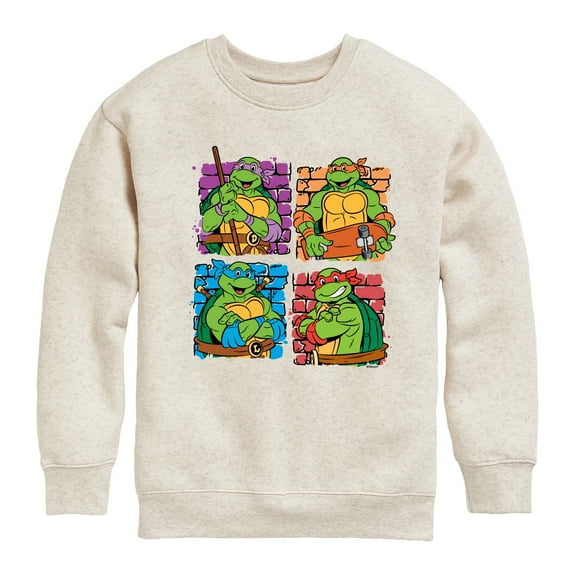 Teenage Mutant Ninja Turtles - Bricks - Toddler & Youth Crewneck Fleece Sweatshirt