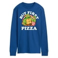 thumbnail image 1 of Teenage Mutant Ninja Turtles - But First Pizza - Men's Long Sleeve T-Shirt, 1 of 5