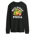 thumbnail image 1 of Teenage Mutant Ninja Turtles - But First Pizza - Men's Long Sleeve T-Shirt, 1 of 5