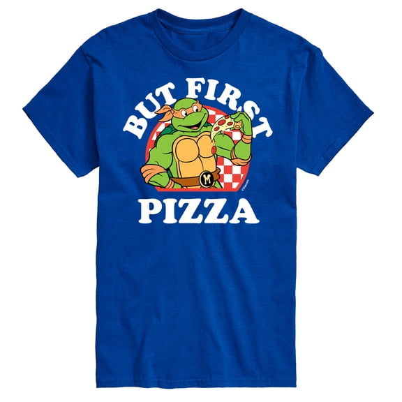 Teenage Mutant Ninja Turtles - But First Pizza - Men's Short Sleeve Graphic T-Shirt