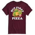 thumbnail image 1 of Teenage Mutant Ninja Turtles - But First Pizza - Men's Short Sleeve Graphic T-Shirt, 1 of 5