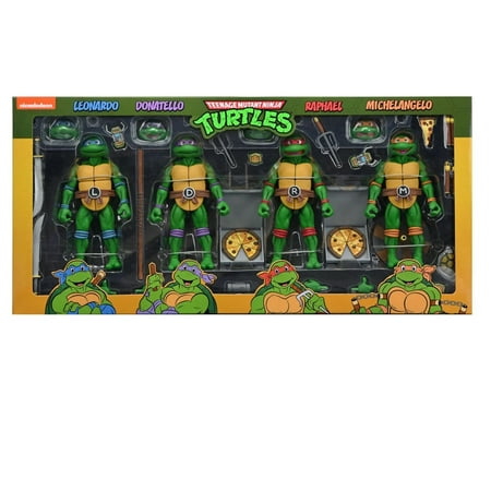Teenage Mutant Ninja Turtles (Cartoon) 7" Scale Action Figures Style Guide Colors 4-pack