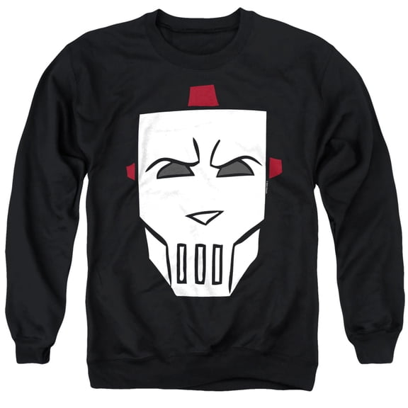 Teenage Mutant Ninja Turtles Casey Jones Hockey Mask Unisex Adult Crewneck Sweatshirt, Black, 2X-Large