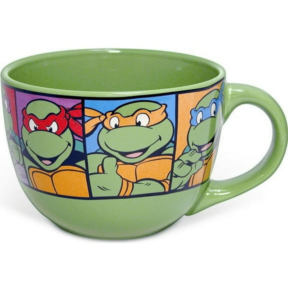 Teenage Mutant Ninja Turtles Ceramic Soup Mug, 24 oz