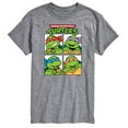 thumbnail image 1 of Teenage Mutant Ninja Turtles - Character Blocks - Men's Short Sleeve Graphic T-Shirt, 1 of 5