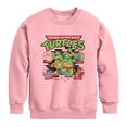 thumbnail image 1 of Teenage Mutant Ninja Turtles - Character Logo Group - Youth Boys Crew Fleece Sweatshirt, 1 of 3
