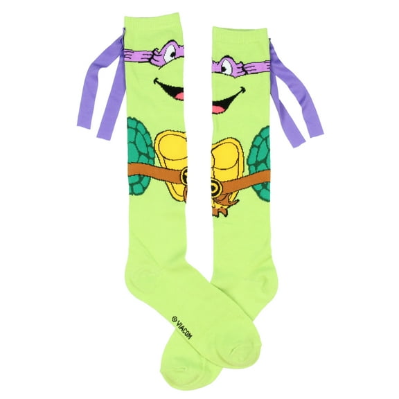 Teenage Mutant Ninja Turtles Character Mask Knee High Socks