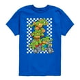 thumbnail image 1 of Teenage Mutant Ninja Turtles - Checker Graphic - Toddler & Youth Short Sleeve Graphic T-Shirt, 1 of 5