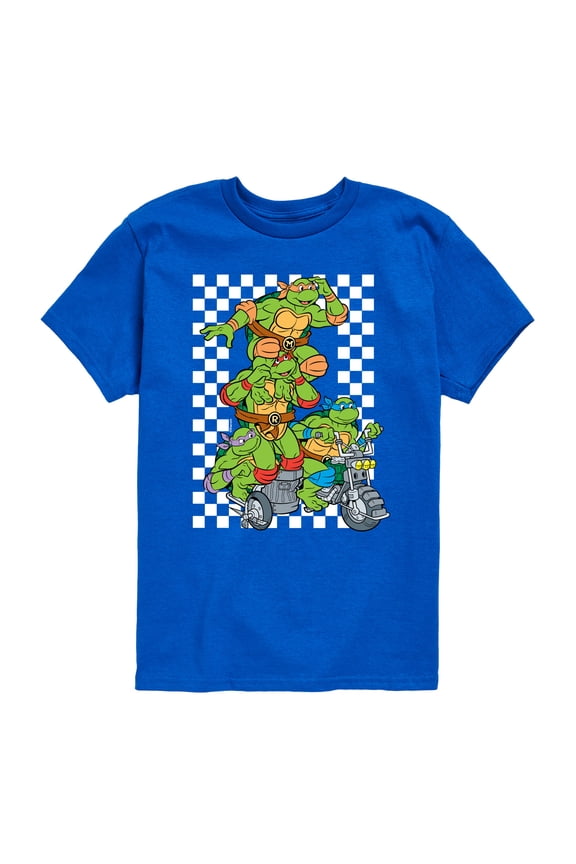- Checker Graphic - Toddler & Youth Short Sleeve Graphic T-Shirt