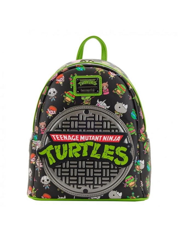 Loungefly: Teenage Mutant Ninja Turtles - Sewer Cap AOP Mini Backpack