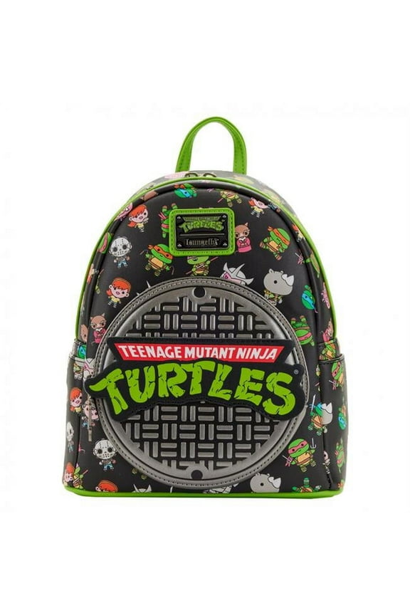 Loungefly: Teenage Mutant Ninja Turtles - Sewer Cap AOP Mini Backpack