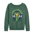 thumbnail image 1 of Teenage Mutant Ninja Turtles - Chillaxed Since 84 - Women's Lightweight French Terry Long Sleeve Shirt, 1 of 5