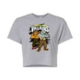 thumbnail image 1 of Teenage Mutant Ninja Turtles - Chillin Like Villains - Juniors Cropped Cotton Blend T-Shirt, 1 of 5