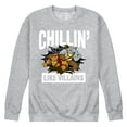 thumbnail image 1 of Teenage Mutant Ninja Turtles - Chillin Like Villains - Men's Crew Neck Fleece Pullover, 1 of 5