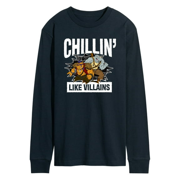 Teenage Mutant Ninja Turtles - Chillin Like Villains - Men's Long Sleeve T-Shirt