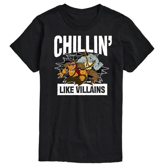 Teenage Mutant Ninja Turtles - Chillin Like Villains - Men's Short Sleeve Graphic T-Shirt
