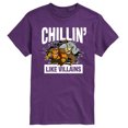 thumbnail image 1 of Teenage Mutant Ninja Turtles - Chillin Like Villains - Men's Short Sleeve Graphic T-Shirt, 1 of 4