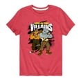 thumbnail image 1 of Teenage Mutant Ninja Turtles - Chillin Like Villains - Toddler & Youth Short Sleeve Graphic Tee, 1 of 5