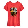 thumbnail image 1 of Teenage Mutant Ninja Turtles - Chillin Like Villains - Women's Short Sleeve Graphic T-Shirt, 1 of 5