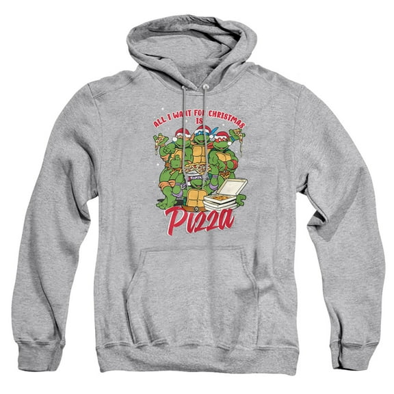 Teenage Mutant Ninja Turtles Christmas Pizza Unisex Adult Pull-Over Hoodie