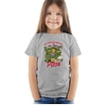 thumbnail image 1 of Teenage Mutant Ninja Turtles Christmas Pizza Kids T Shirt for Youth Toddler Boys and Girls, 1 of 4